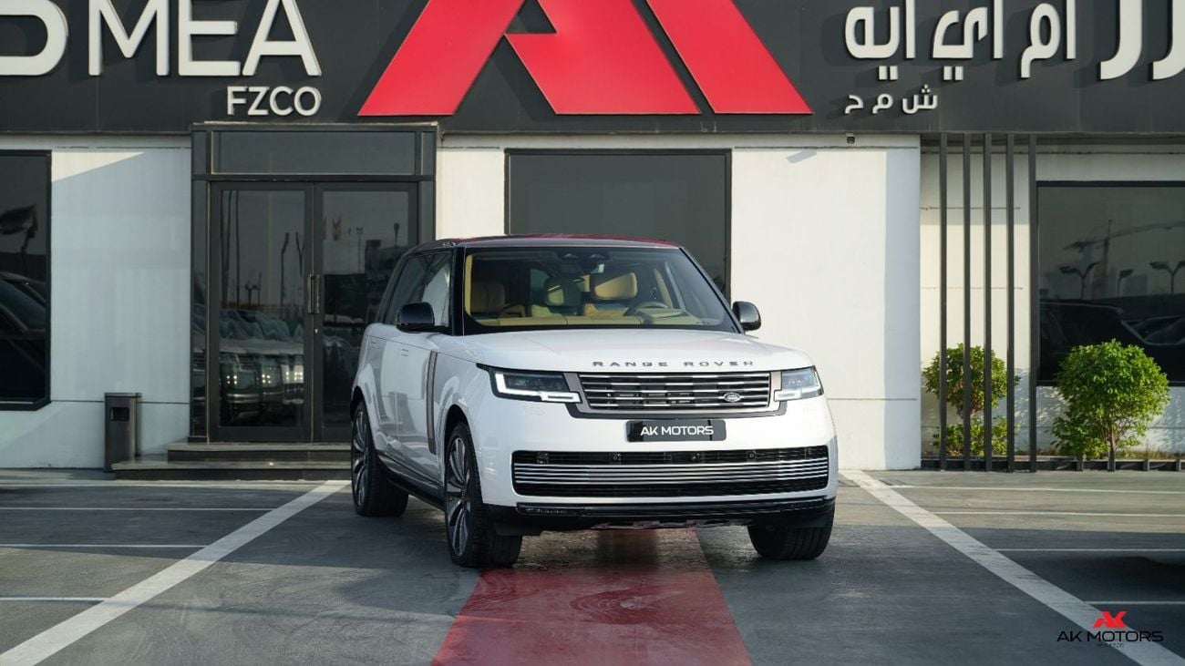 لاند روفر رينج روفر SV LWB P615 أوستوني بيرل وايت-تان 2026MY للتصدير فقط