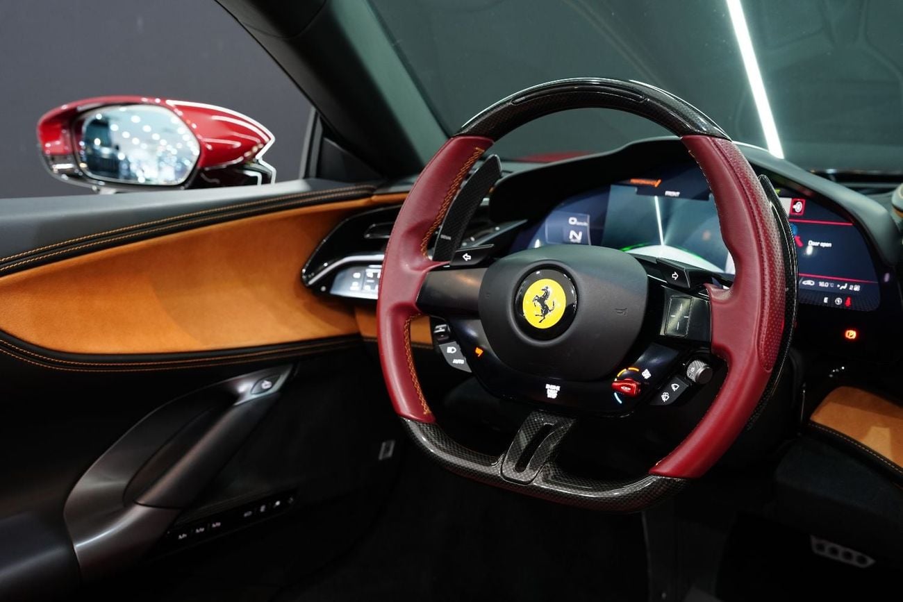 Ferrari SF90 SPIDER ADAS Full Pack, Carbon Fiber Pack, Daytona Seats, Dealer Warr + Serv!!