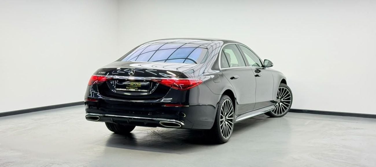 مرسيدس بنز S 580 4MATIC مرسيدس بنز S580 4MATIC موديل 2024، ضمان مرسيدس بنز حتى 2029، سجل صيانة كامل لدى مرسيدس بنز، حالة ممت