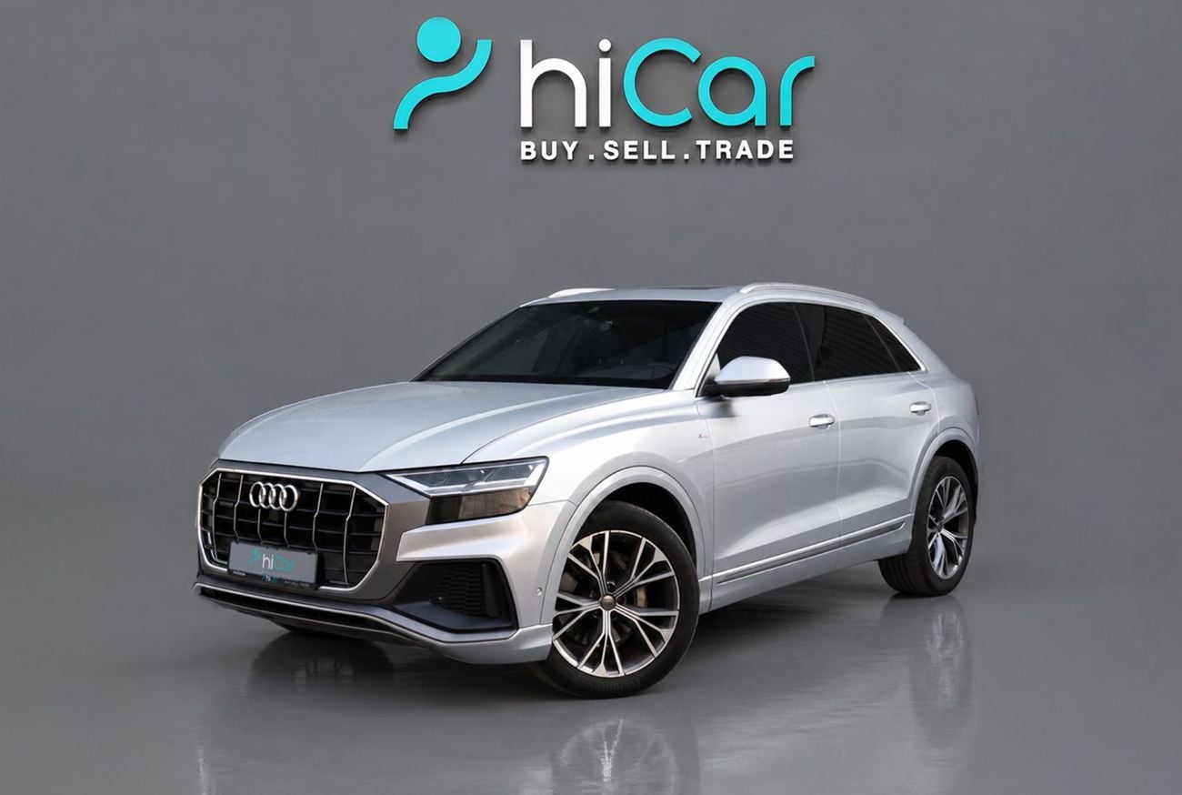 Audi Q8 AED 2,682 P.M • 0% Downpayment • Audi Q8 S-Line • 1 Year Warranty