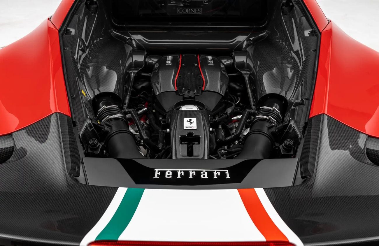 Ferrari 488 Pista High Spec 3.9L V8 Twin-Turbocharged Engine