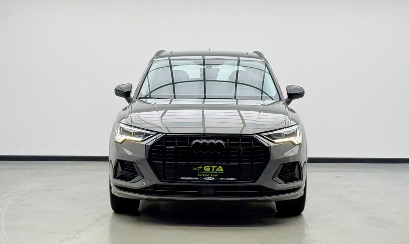 Audi Q3 40 TFSI PROGRESS BLACK 2024 Audi Q3 40 TFSI Quattro, 2029 Audi Warranty + Service Pack, Very Low Km, Fully Loaded, GCC