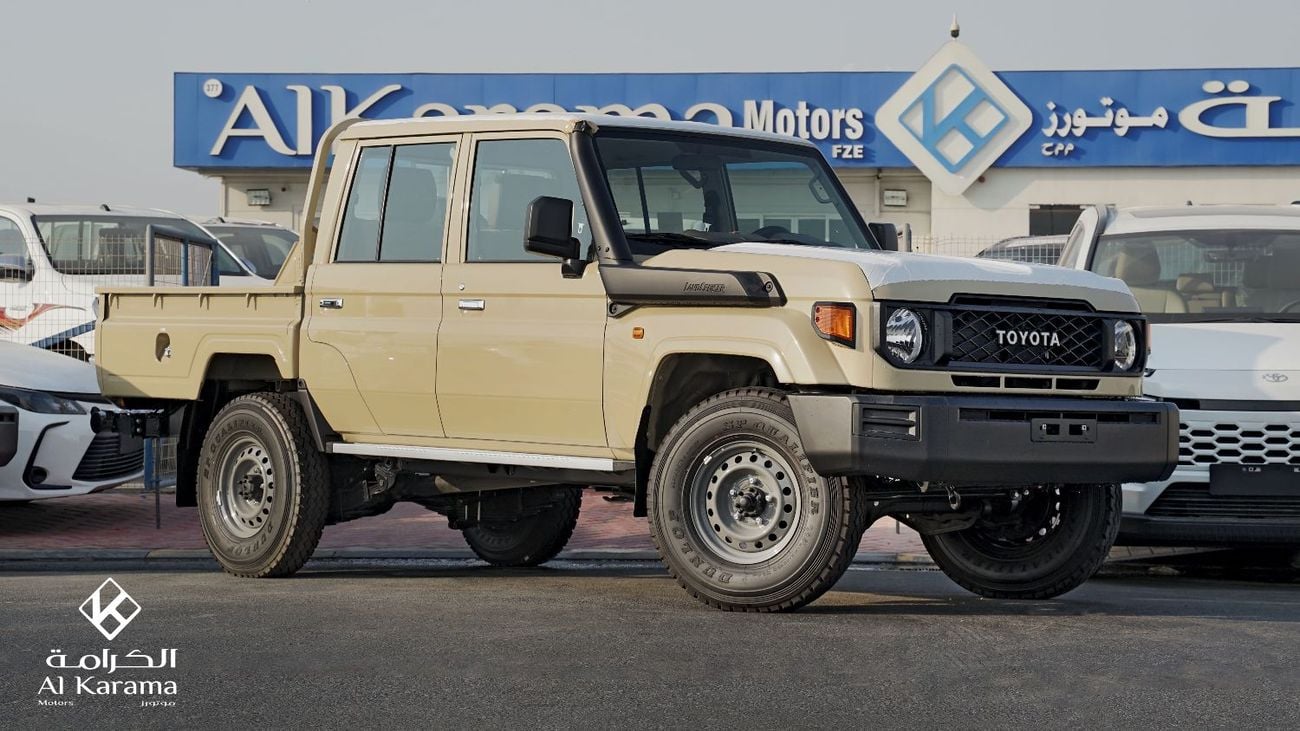 Toyota Land Cruiser Pick Up 4.0L DC AT - 4.0L - Touch Screen Media Player - Power Mirror & Windows - Diff Lock - Dual Tank - GCC Specs