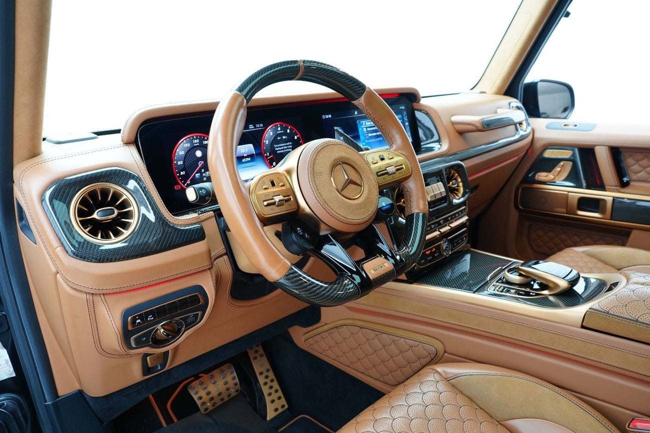 مرسيدس بنز G 63 AMG BRABUS G800 برابوس G800 وايدستار، برابوس الأصلية، حزمة ألياف الكربون الكاملة، زجاج خلفي، ستارلايت!!