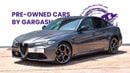 Alfa Romeo Giulia VELOCE 0% DP | 1,825/Month | | Veloce | | Gargash Warranty and Service