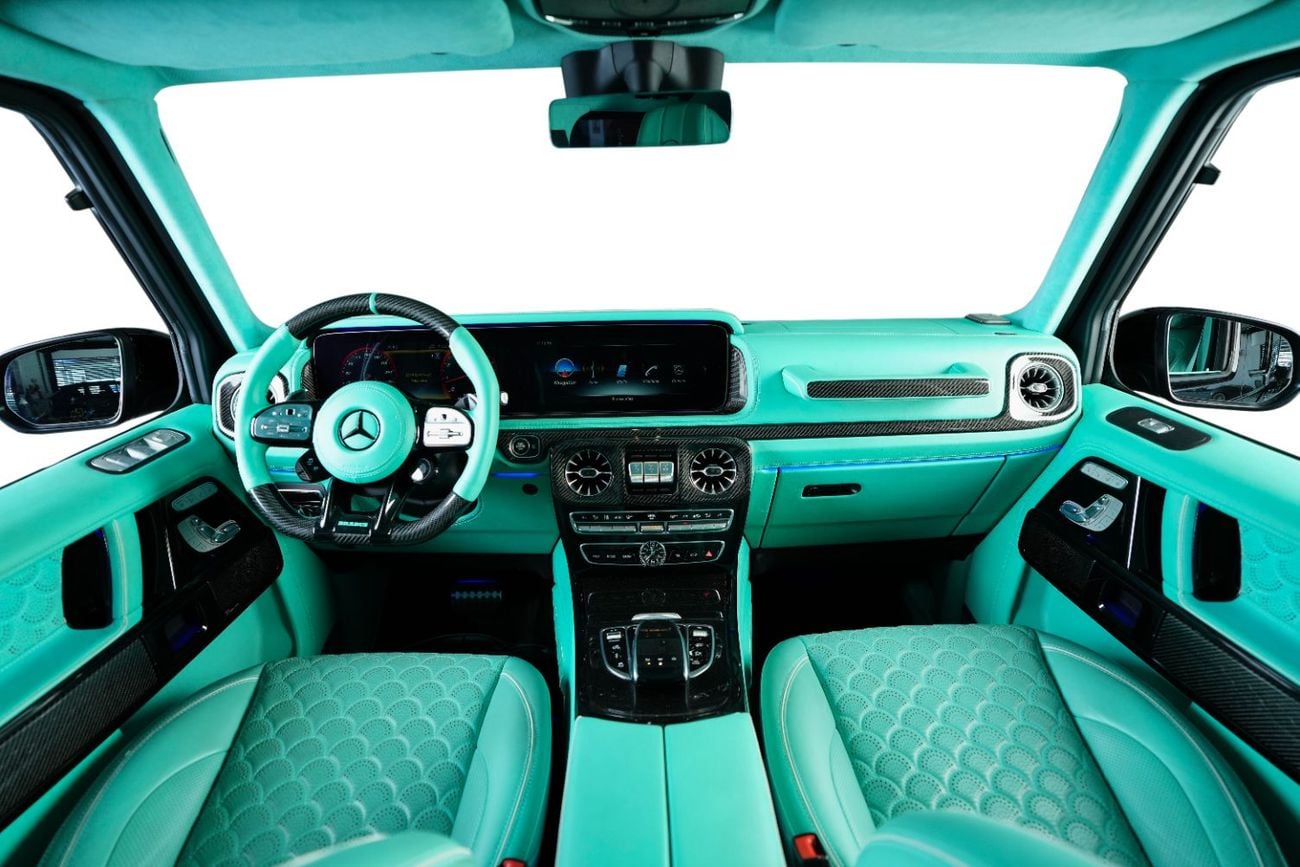 مرسيدس بنز G 63 AMG GCC-Brabus 900 Rocket Kit Masterpiece -Interior Tiffany Blue-Carbon Fiber Kit