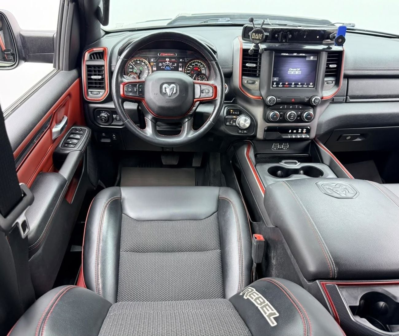 RAM 1500 REBEL 2021 RAM 1500 Rebel Double Cab / Camper Conversion, Warranty, Full Service History, GCC.