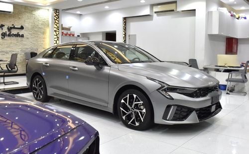 Kia K5 EXCELLENT DEAL for our KIA K5 GT-Line ( 2025 Model ) in Matte Grey Color GCC Specs