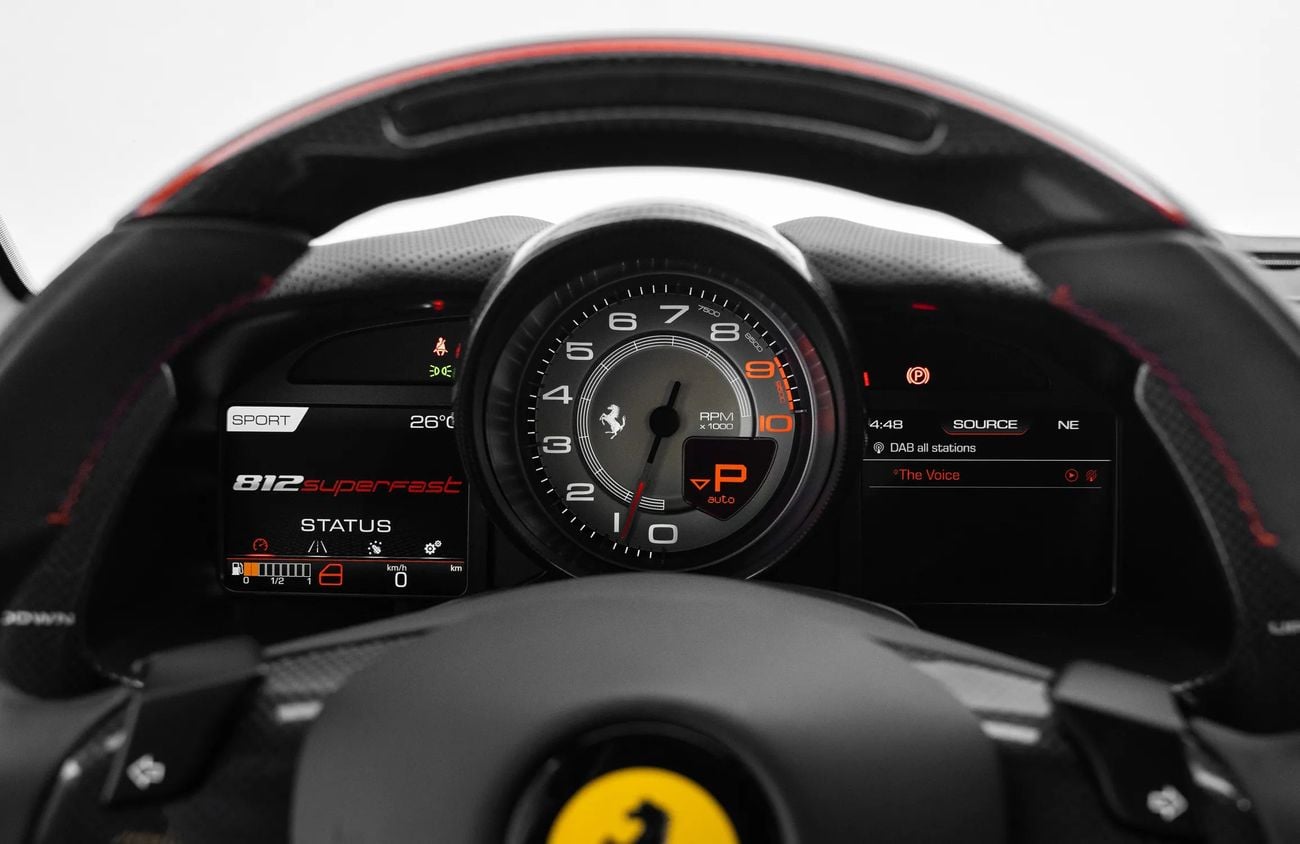 فيراري 812 GTS 6.5L V-12 Engine