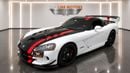 Dodge Viper STR10 ACR ACR V10 FULL SERVICE HISTORY with AL-FUTTAIM DEALER