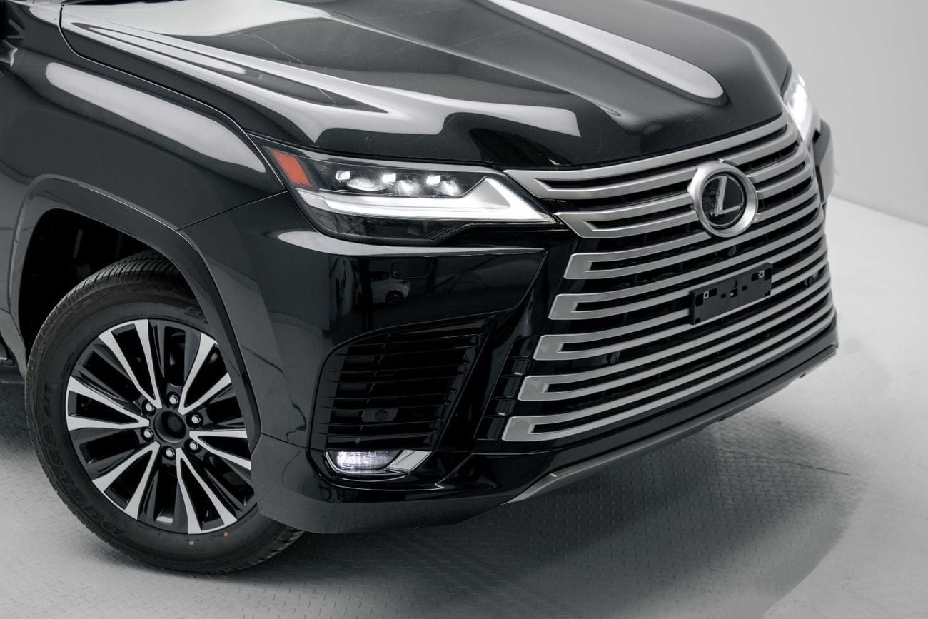 لكزس LX 500 D 3.3L - Graphite Black Inside Crimson | Export Only