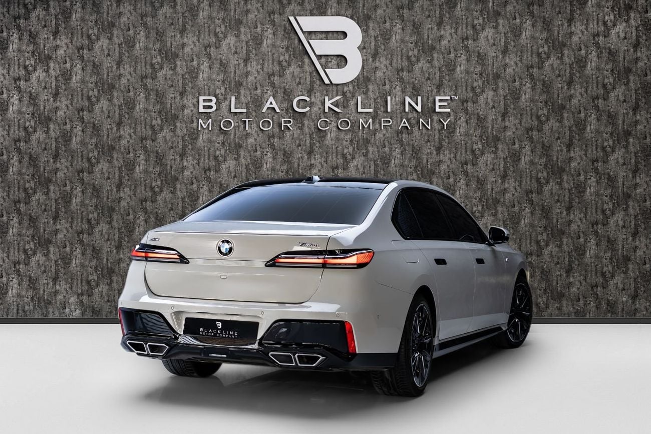 BMW 760i XDRIVE MASTERCLASS M SPORT PACKAGE BUY NOW, PAY 2027 | THE BLACKLINE STANDARD | 2029 BMW Warranty + Service Contract, GCC