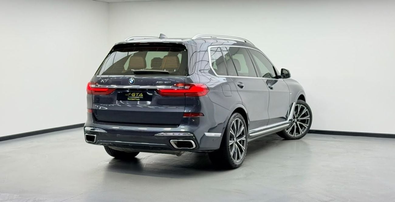 بي أم دبليو X7 50i M SPORT بي إم دبليو X7 xDrive50i M-Sport موديل 2019، مع ضمان، وسجل صيانة كامل لدى بي إم دبليو، 7 مقاعد، كامل