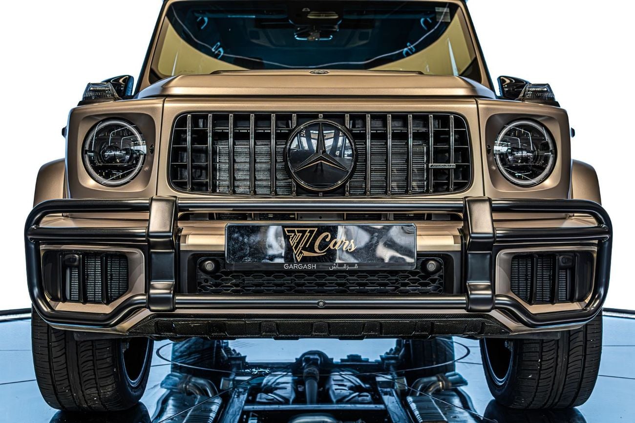 Mercedes Benz G63 AMG STANDARD Double Night Package | MANUFAKTUR Kalahari Gold Magno | GCC Specs | Gargash Warranty