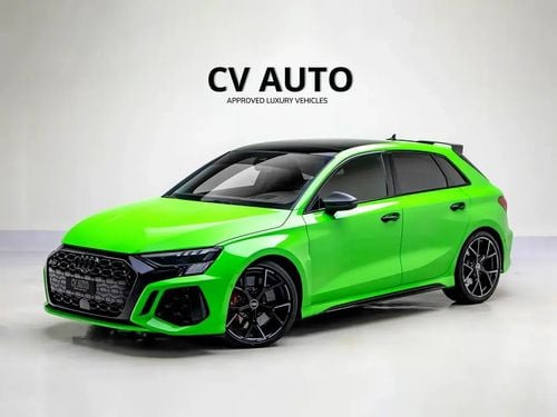 Audi RS3 Sportback | GCC Spec | 2 Years Dealer Warranty | Carbon | 360 camera