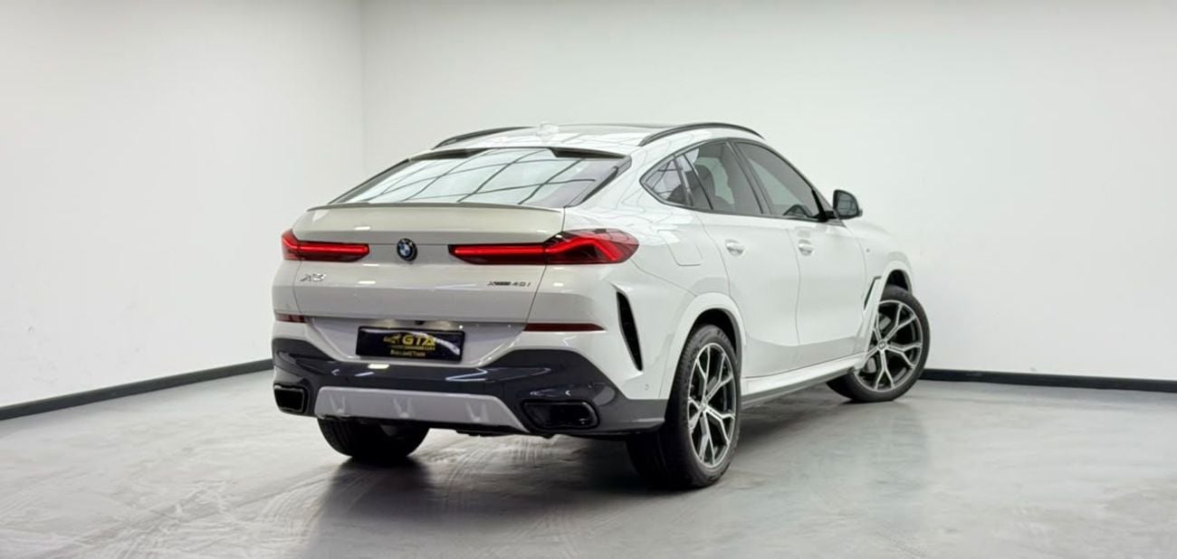 بي أم دبليو X6 40i M SPORT بي إم دبليو X6 xDrive40i M-Sport موديل 2023، ضمان بي إم دبليو + باقة خدمة 2027، سجل صيانة كامل من بي