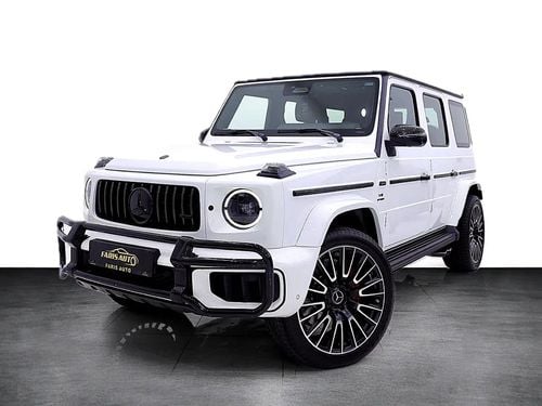 Mercedes Benz G63 AMG G63 GCC DOUBLE NIGHT PACKAGE - FULL EXT/INT CARBON + REAR MONITOR + 5 YEARS WARRANTY+SERVICE GARGASH