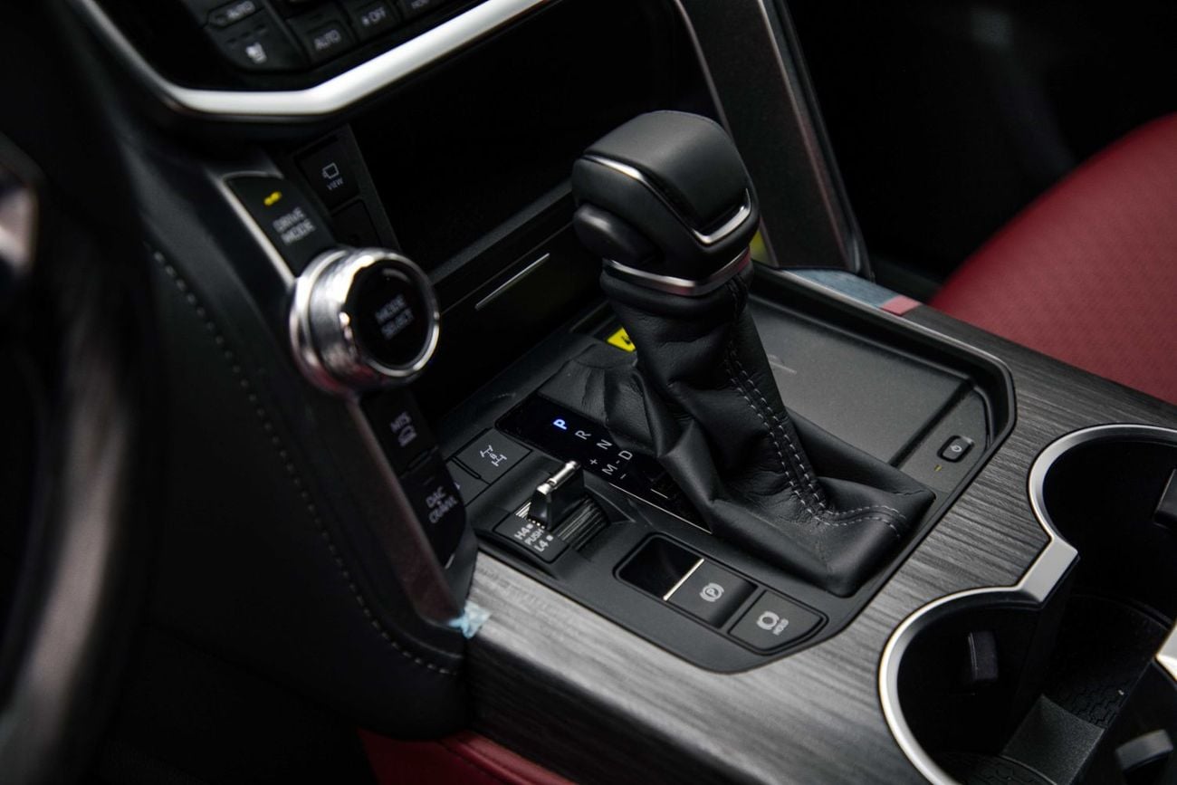 Toyota Land Cruiser GR SPORT 3.5L - Precious White Pearl Inside Black & Red | Export Only