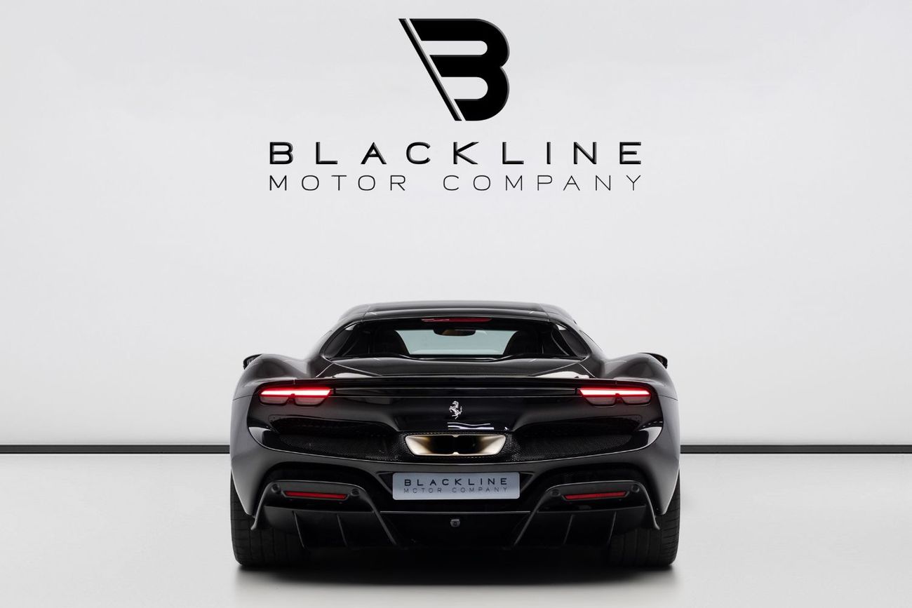 فيراري 296 GTB GTB BUY NOW, PAY 2027 | THE BLACKLINE STANDARD | Warranty, Ferrari Service Contract, Low KMs, GCC