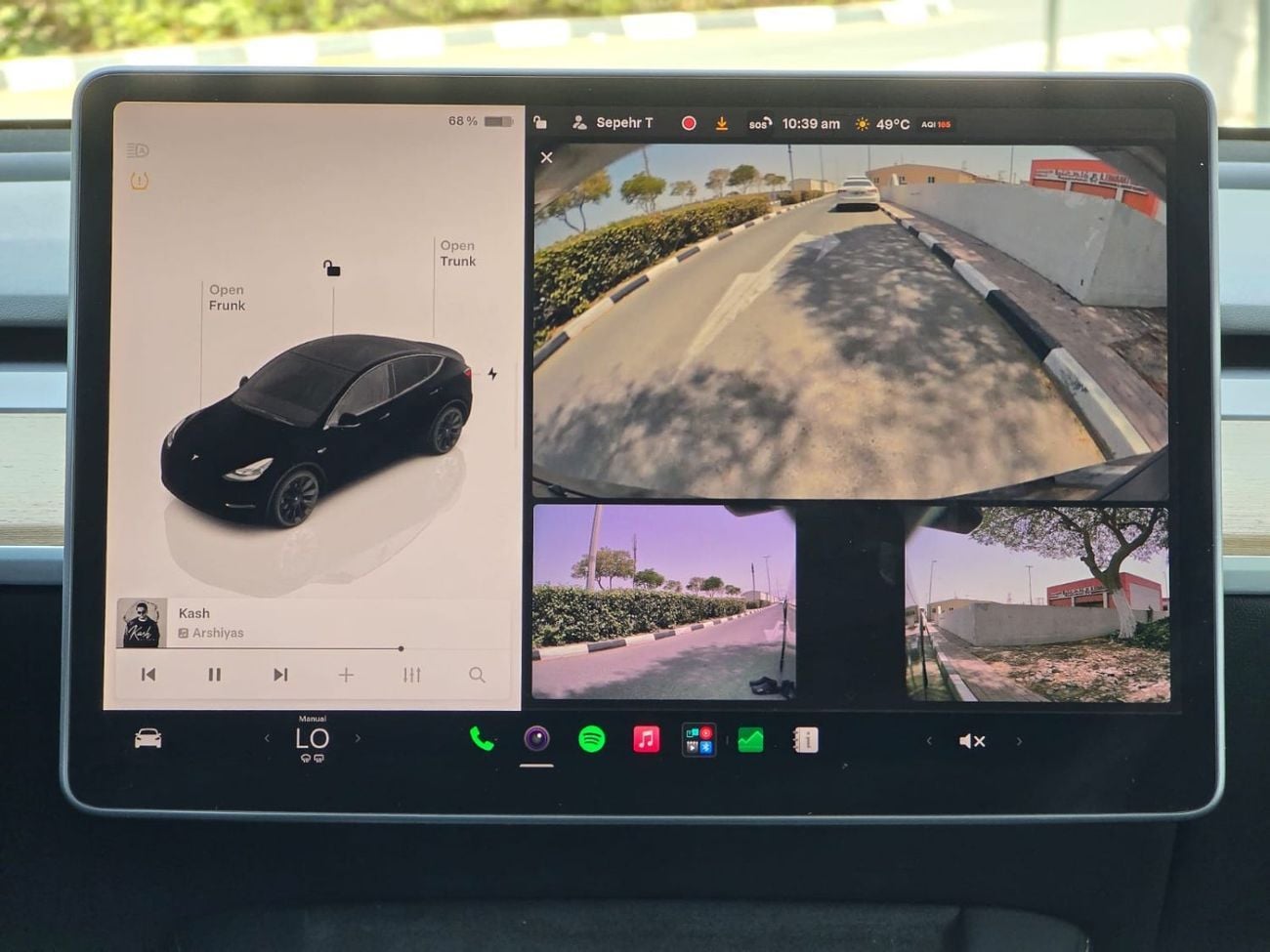 Tesla Model Y LONG RANGE AWD DUAL MOTOR 2022 GCC WITH TESLA AGENCY WARRANTY TILL 2030 SINGLE OWNER IN MINT CONDITION