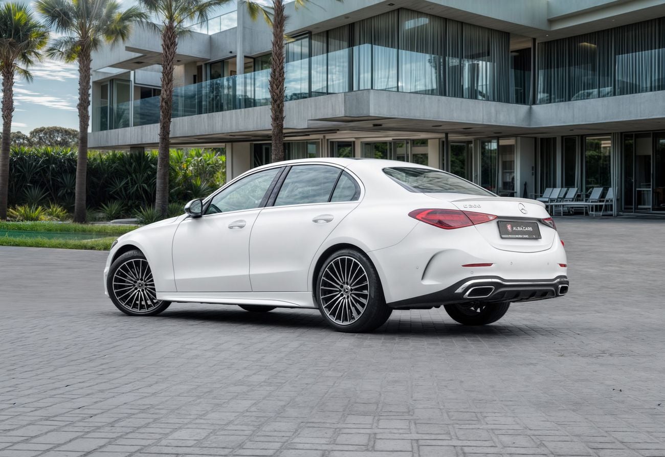 Mercedes Benz C200 AMG Premium Plus | 3,721 P.M | 0% Downpayment | GARGASH WARRANTY!