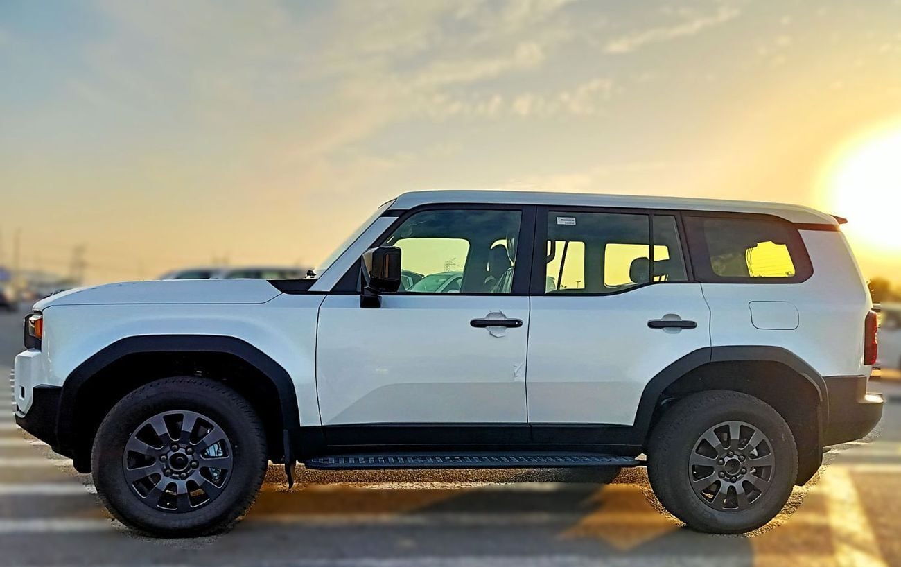 تويوتا برادو أدفينتشر Toyota Prado 2.8l diesel A/T 4WD White color inside Brown 2026 Model
