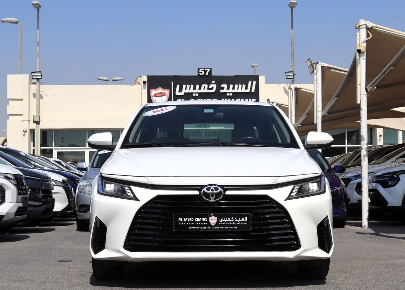 Toyota Yaris E ACCIDENTS FREE - GCC - ORIGINAL PAINT - PERFECT CONDITION INSIDE OUT