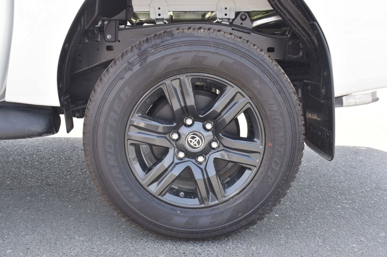 Toyota Hilux SGLX 2025 MODEL:TOYOTA-HILUX 4X4 2.7 MT DC DISPLAY AUDIO AUTO & RR AC, W/O BEDLINER MATERIAL CODE: