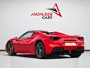 Ferrari 488 Spider Spider FERRARI 488 SPIDER | 670 HP V8 | FULL AL TAYER SERVICE HISTORY | 2017 GCC