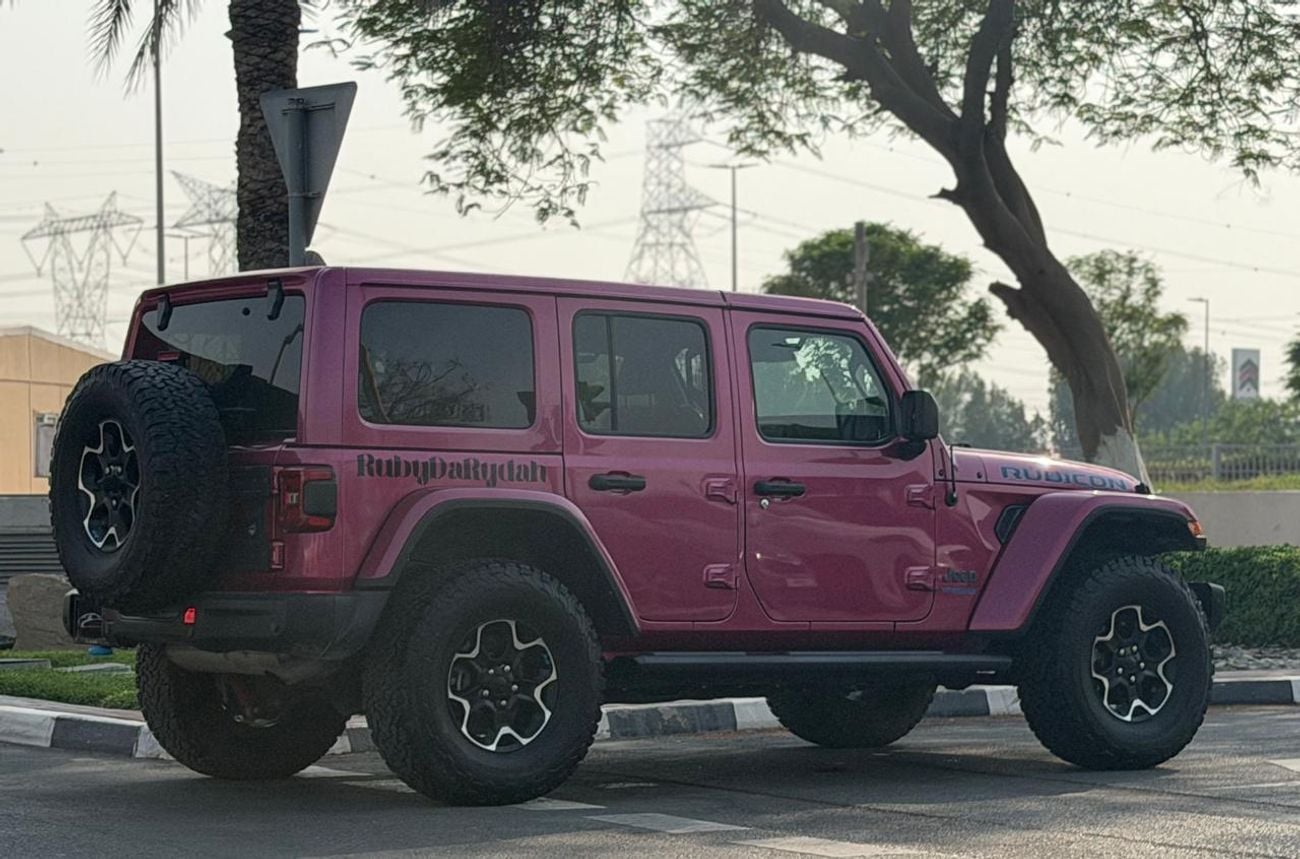 جيب رانجلر RUBICON جيب رانجلر روبيكون 4XE 2021 هايبرد كاملة المواصفات بحالة ممتازة وعداد كيلومترات منخفض
