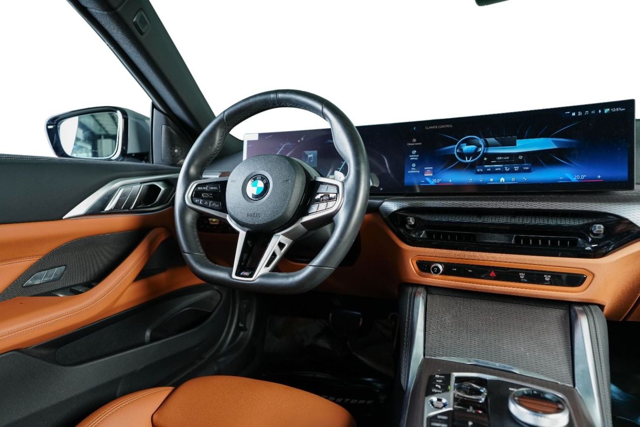 بي أم دبليو 420i M SPORT GCC-AGMC Warranty & Service Contract Until 2030-M Sports Package-Special Color