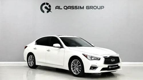 Infiniti Q50 LUXE GCC | Infiniti Q50 | 1,150 AED Monthly | Free Insurance + Registration | V6 3.0L Ref#M460243