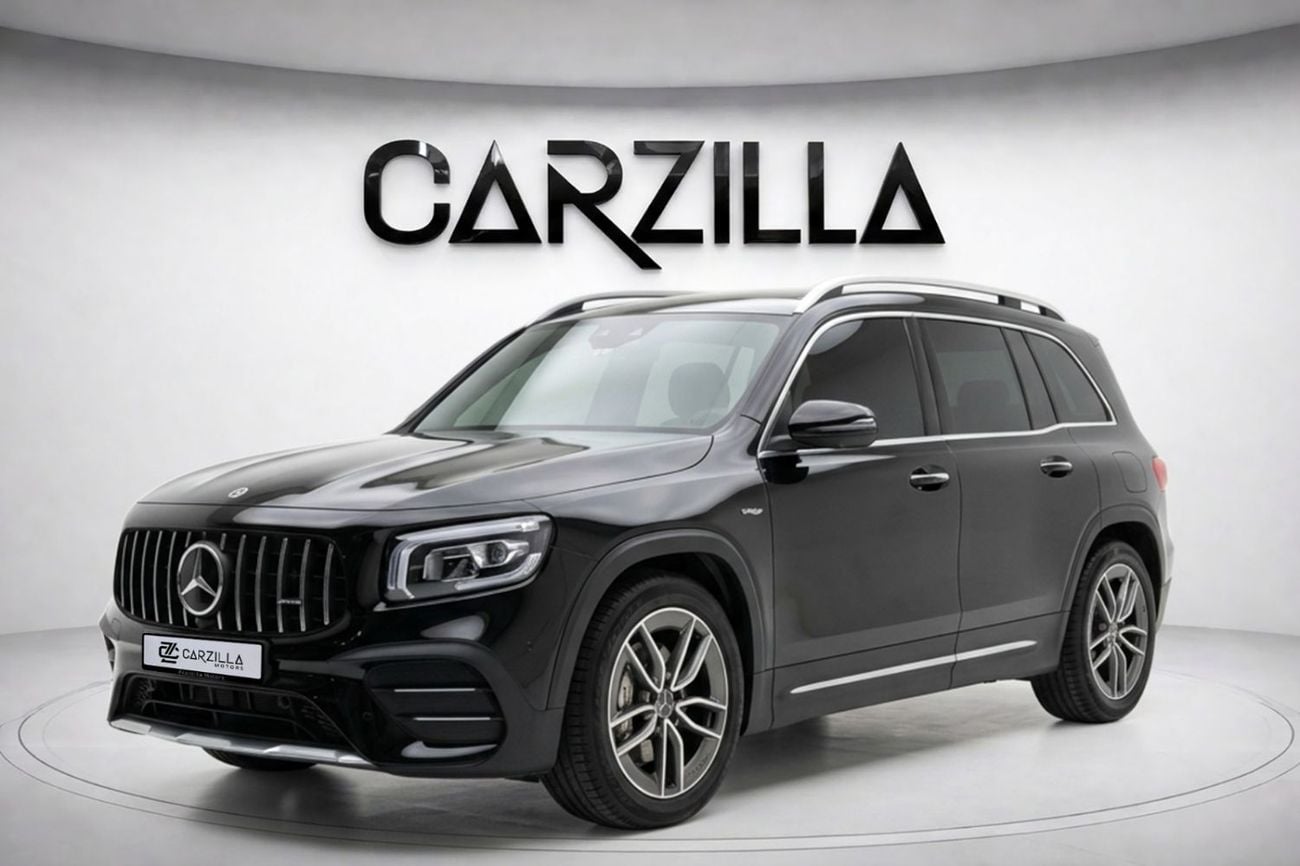 مرسيدس بنز GLB 35 AMG 4MATIC 2023 | تطعيمات داخلية من ألياف الكربون | 2,546 درهم إماراتي شهرياً