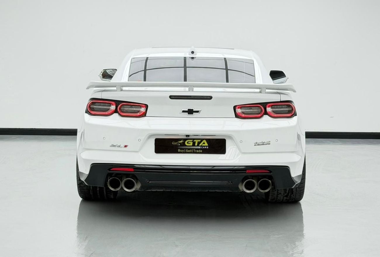 شيفروليه كامارو ZL1 CARBON FIBER شيفروليه كامارو ZL1 موديل 2020، ضمان شيفروليه ساري حتى أغسطس 2030، سجل صيانة كامل من شيفروليه، دول م