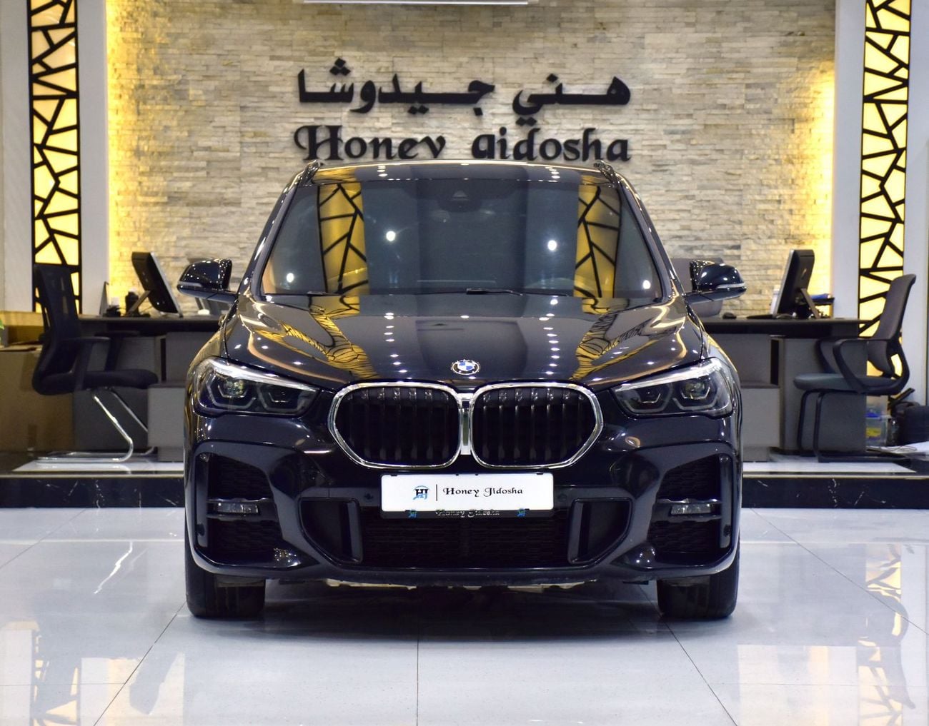 BMW X1 . EXCELLENT DEAL for our BMW X1 M-Kit xDrive18d ( 2021 Model ) in Black Color European Specs