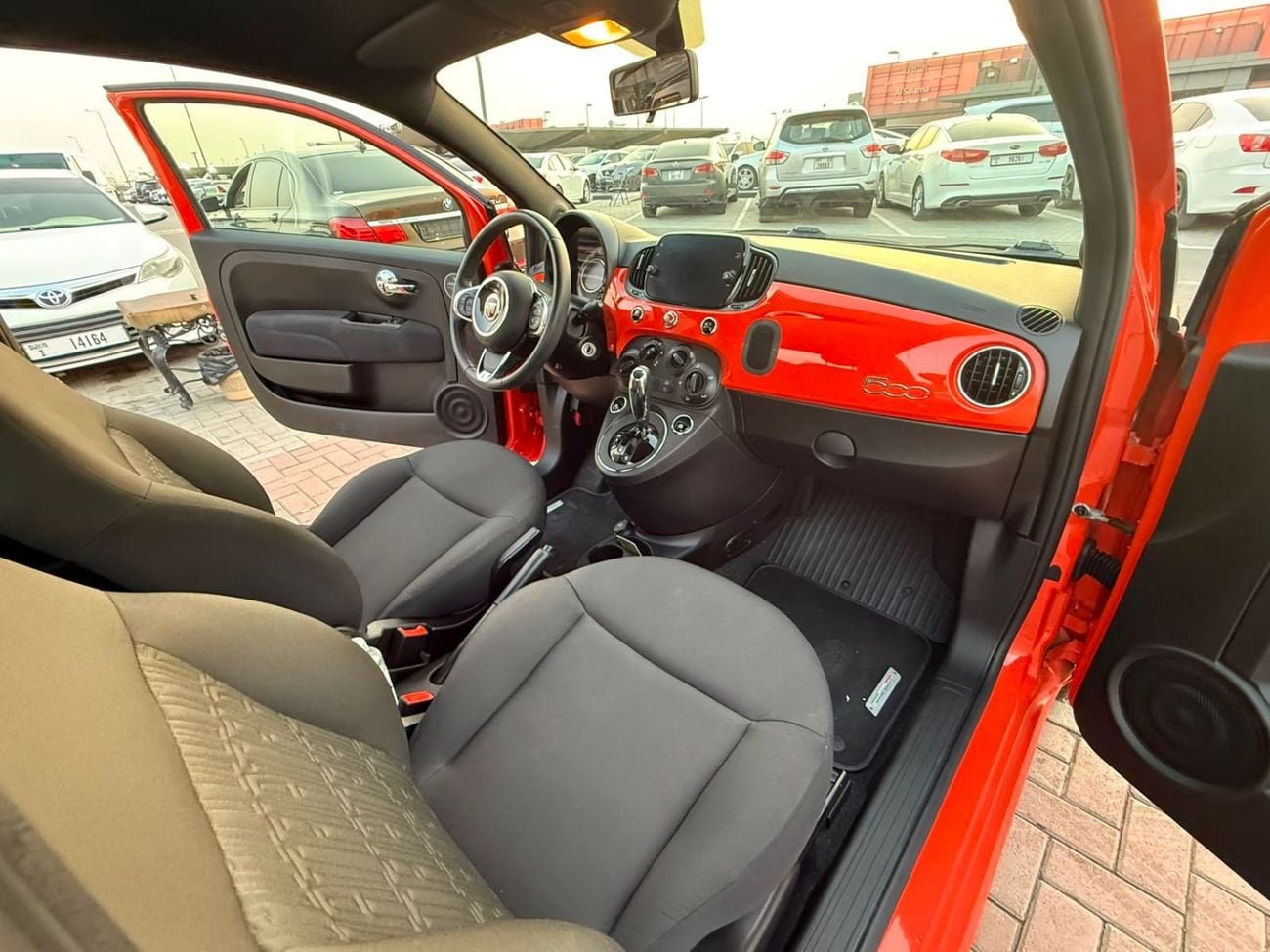 Fiat 500 DOLCEVITA A small, stylish, and economical car