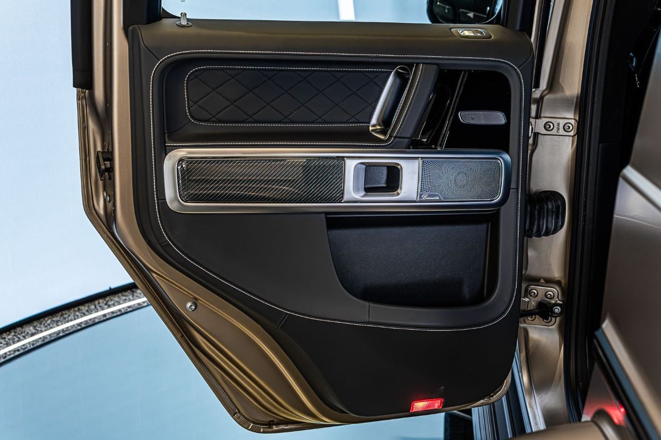 Mercedes Benz G63 AMG STANDARD Double Night Package | MANUFAKTUR Kalahari Gold Magno | GCC Specs | Gargash Warranty