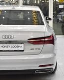 أودي A6 45 TFSI عرض ممتاز لسيارة أودي A6 45TFSi (موديل 2020) باللون الأبيض بمواصفات خليجية
