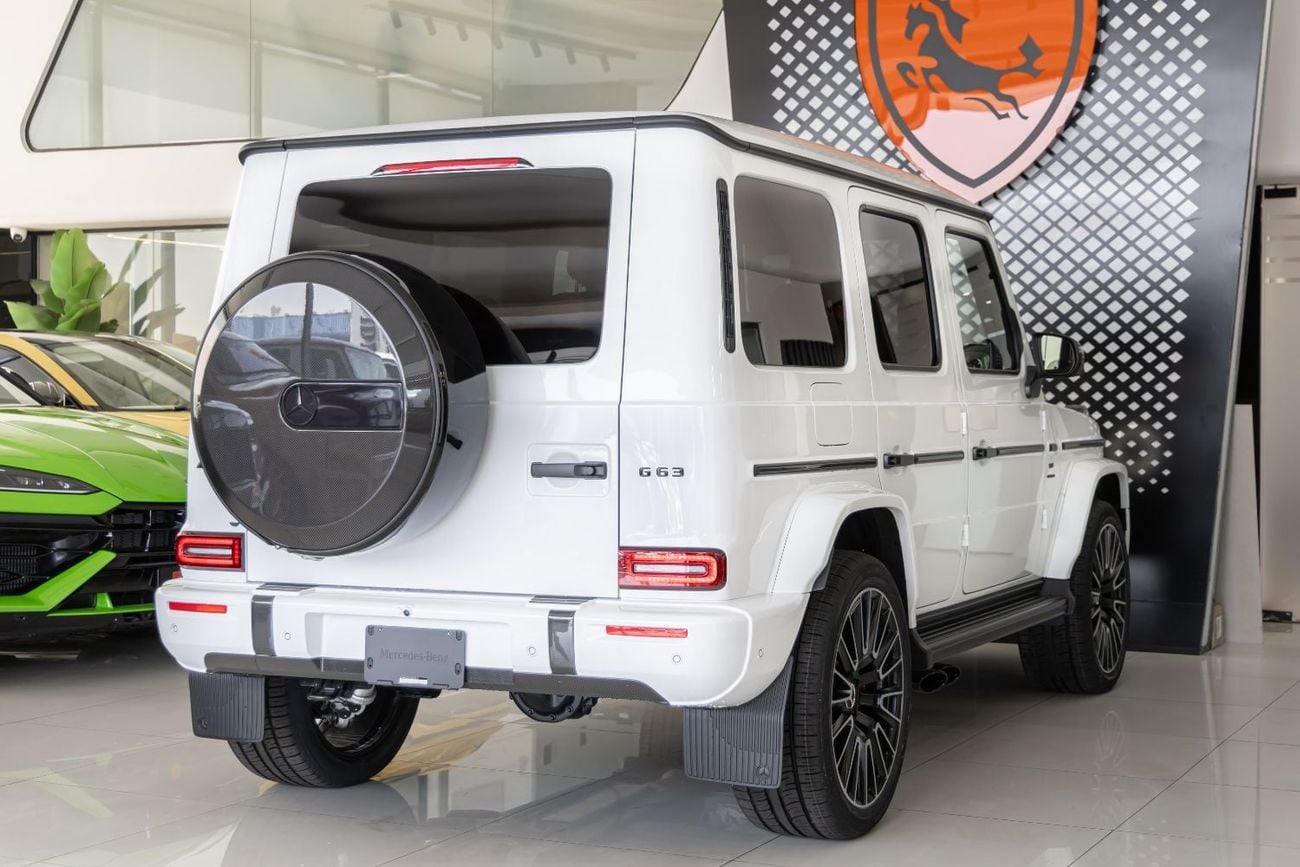 Mercedes Benz G63 AMG STANDARD Mercedes-AMG G 63 | 2026 | White | Full Carbon | Performance Package | 4.0L V8 Twin-Turbo | 585 HP