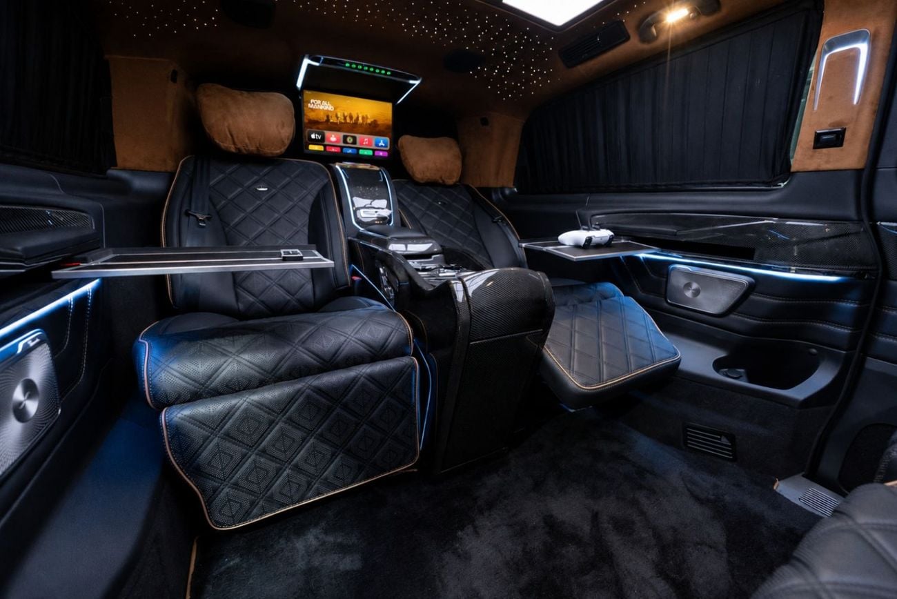 Mercedes Benz V300 VLINE VIP EDITION NEW ARRIVAL 2026 MODEL VIP MERCEDES GCC V300 with ADDITIONAL REAR AC - 2 Years Warranty by VLINE