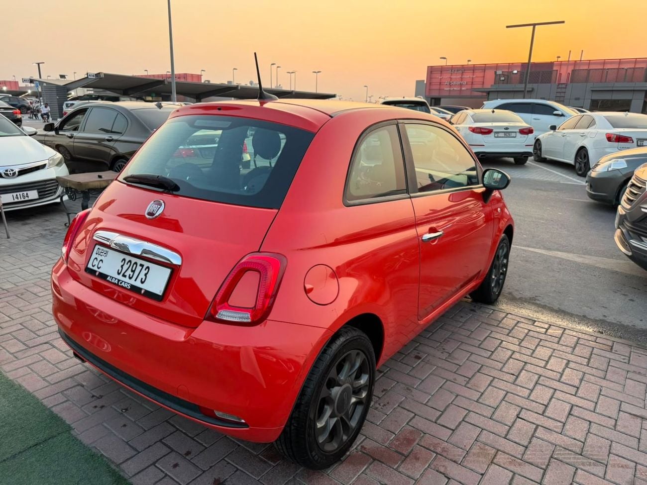 Fiat 500 DOLCEVITA A small, stylish, and economical car