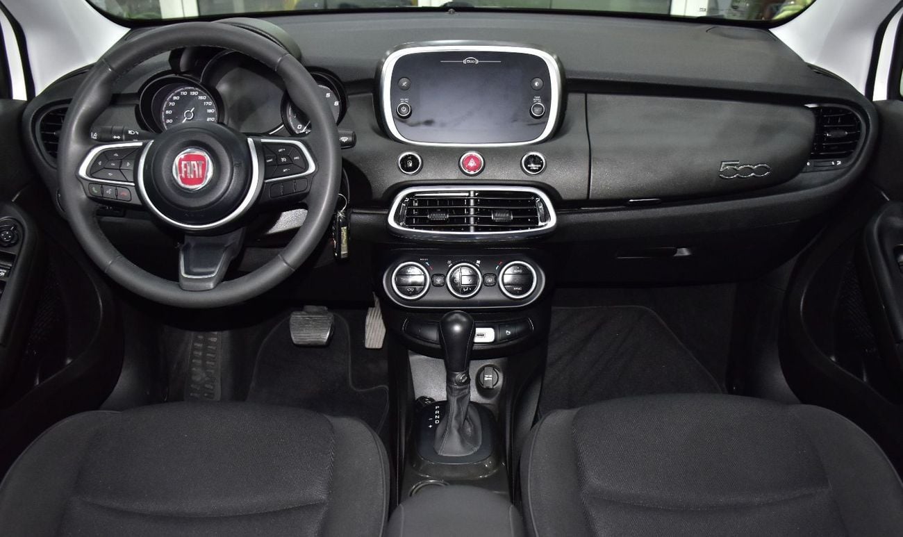 فيات 500X . EXCELLENT DEAL for our Fiat 500x ( 2023 Model ) in Black Color GCC Specs