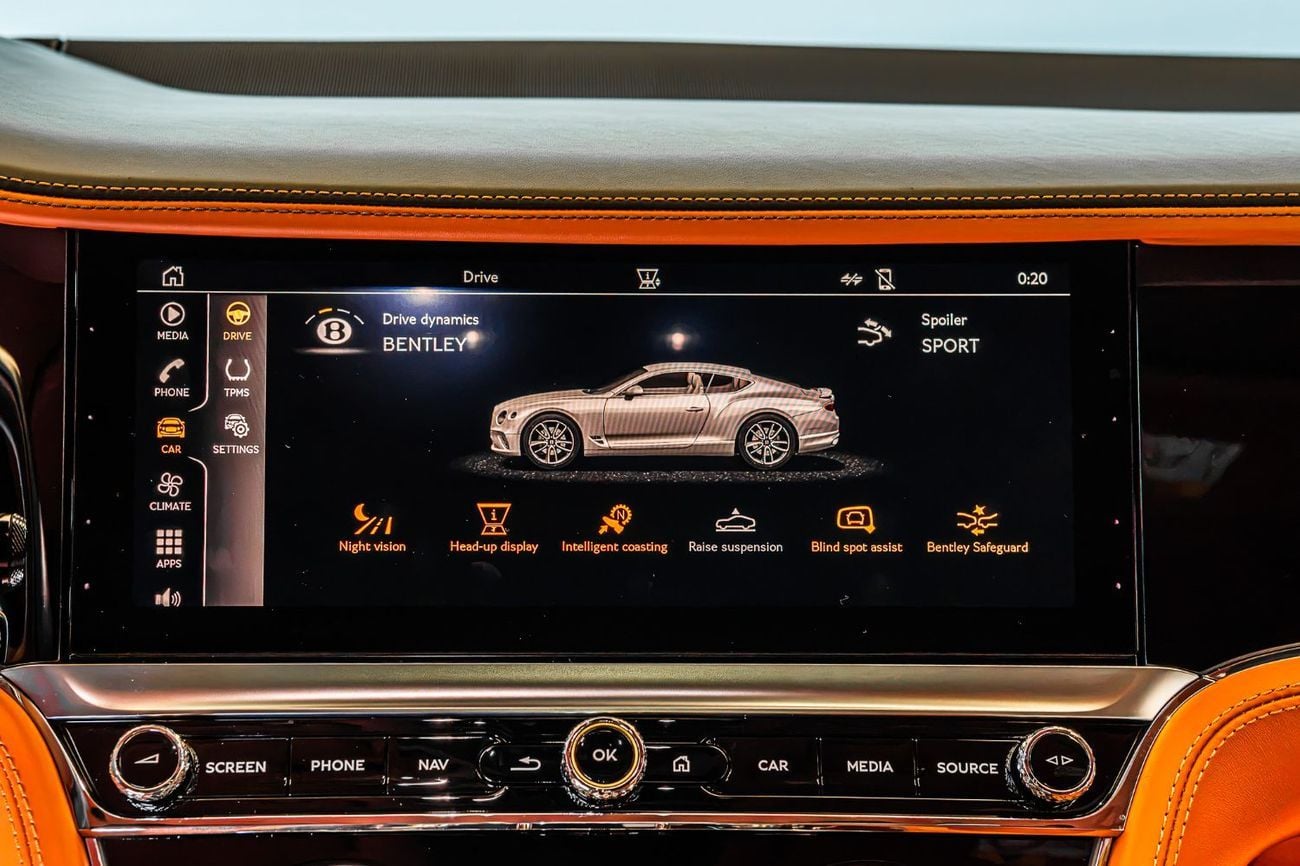 Bentley Continental 2023 | AZURE V8 | 16,800 KM | Warranty, Service