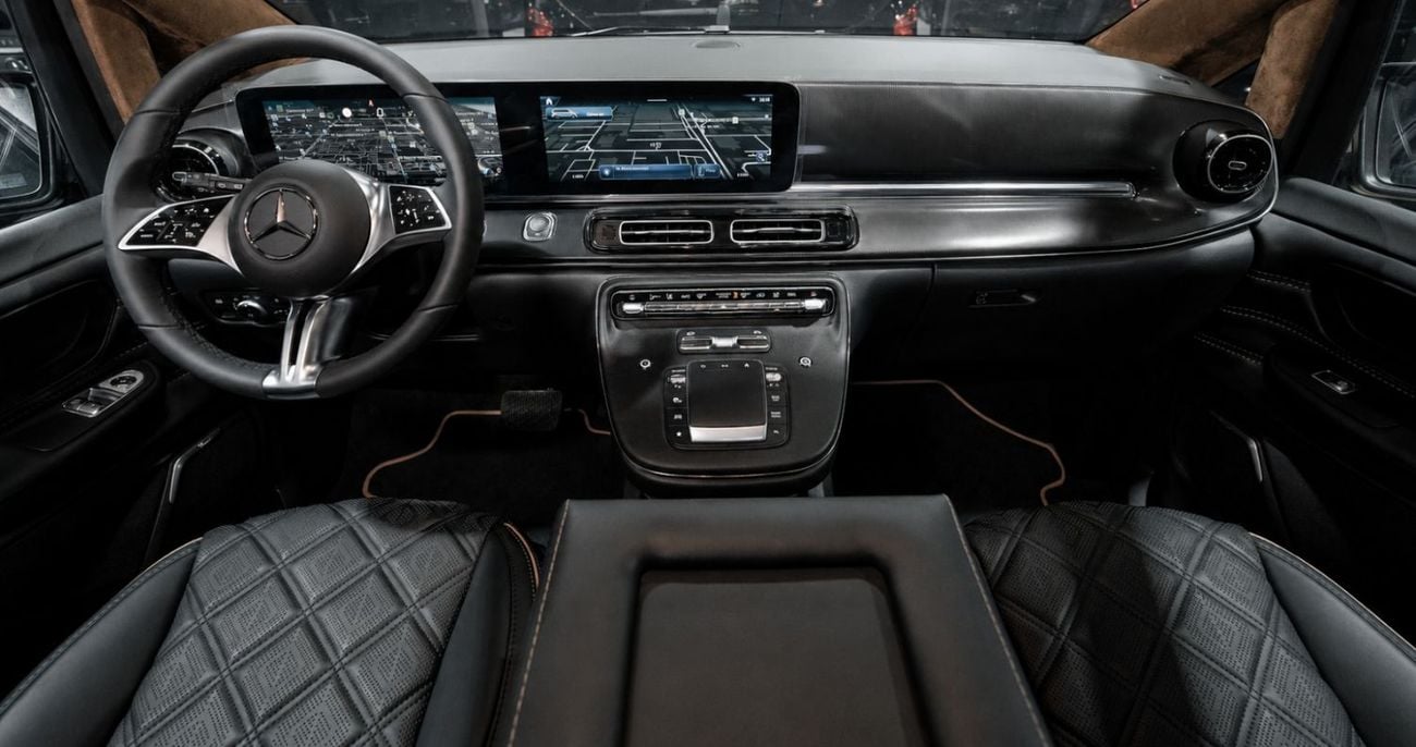 Mercedes Benz V300 VLINE VIP EDITION NEW ARRIVAL 2026 MODEL VIP MERCEDES GCC V300 with ADDITIONAL REAR AC - 2 Years Warranty by VLINE