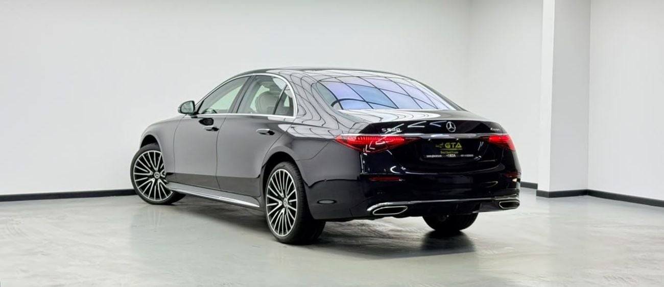 مرسيدس بنز S 580 4MATIC مرسيدس بنز S580 4MATIC موديل 2024، ضمان مرسيدس بنز حتى 2029، سجل صيانة كامل لدى مرسيدس بنز، حالة ممت