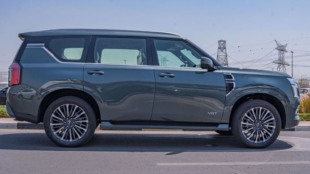 نيسان باترول LE PLATINUM CITY 2026 Nissan Patrol LE Platinum 3.5L Twin Turbo AT Petrol (Green)