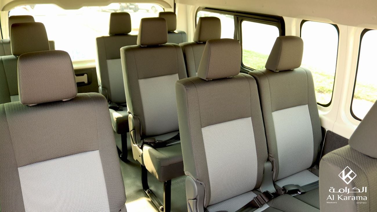 تويوتا هاياس DX 3.5L | Automatic Transmission | 13 Seater | Rear Camera | 4 Door | 1 Sliding Door