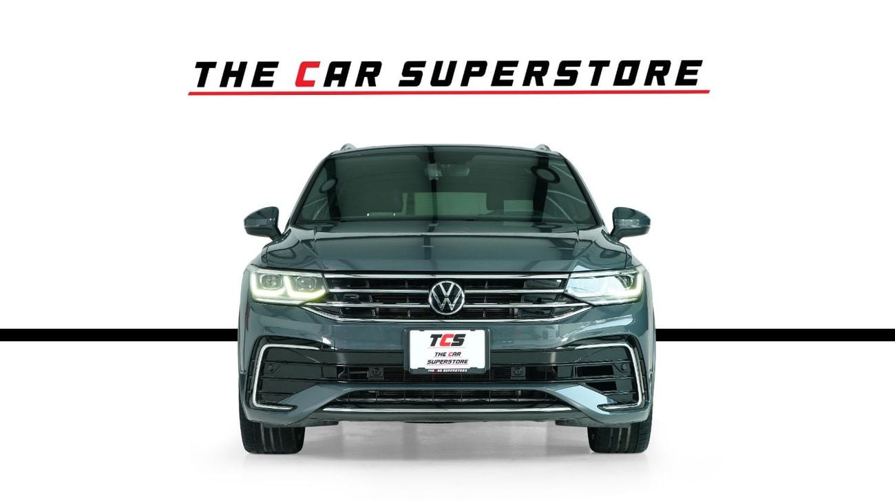 Volkswagen Tiguan R-LINE PLUS-GCC-Al Nabooda Full Service History-1 Owner-Leather Interior