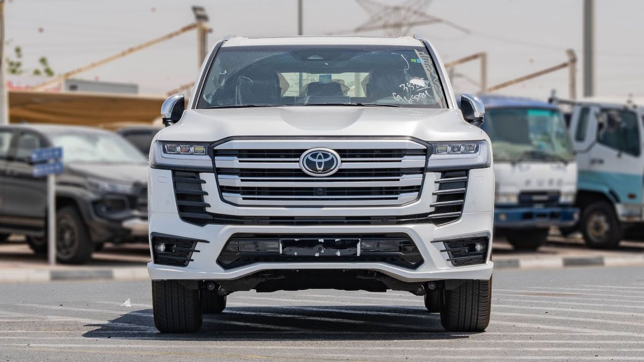 تويوتا لاند كروزر VXR 2026 Toyota Land Cruiser VXR 3.5L Twin Turbo AT Petrol (White-red)