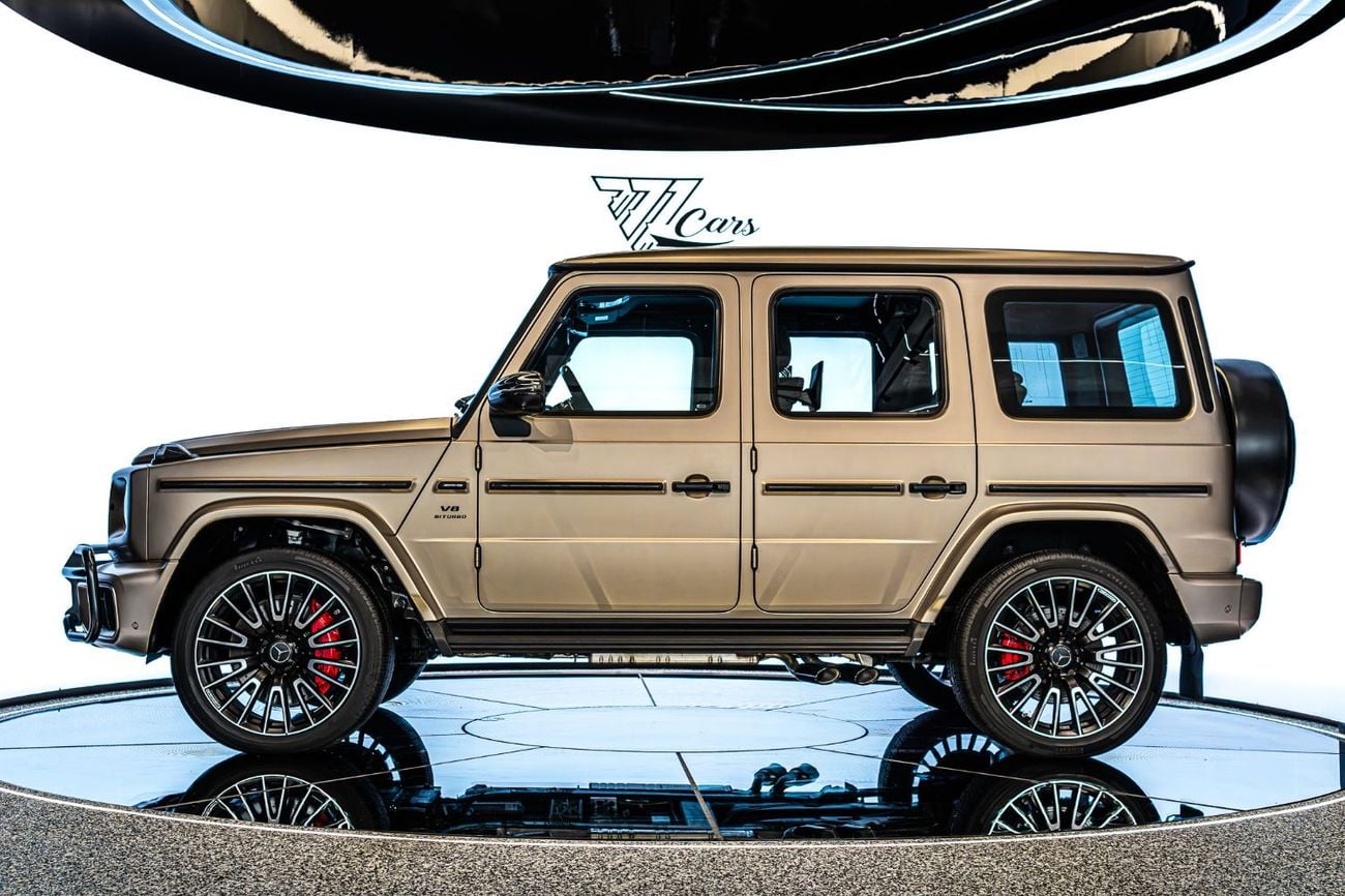 Mercedes Benz G63 AMG STANDARD Double Night Package | MANUFAKTUR Kalahari Gold Magno | GCC Specs | Gargash Warranty